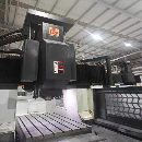 上海斌盛2013龙门加工中心发那科MF Plus系统BT50主轴.